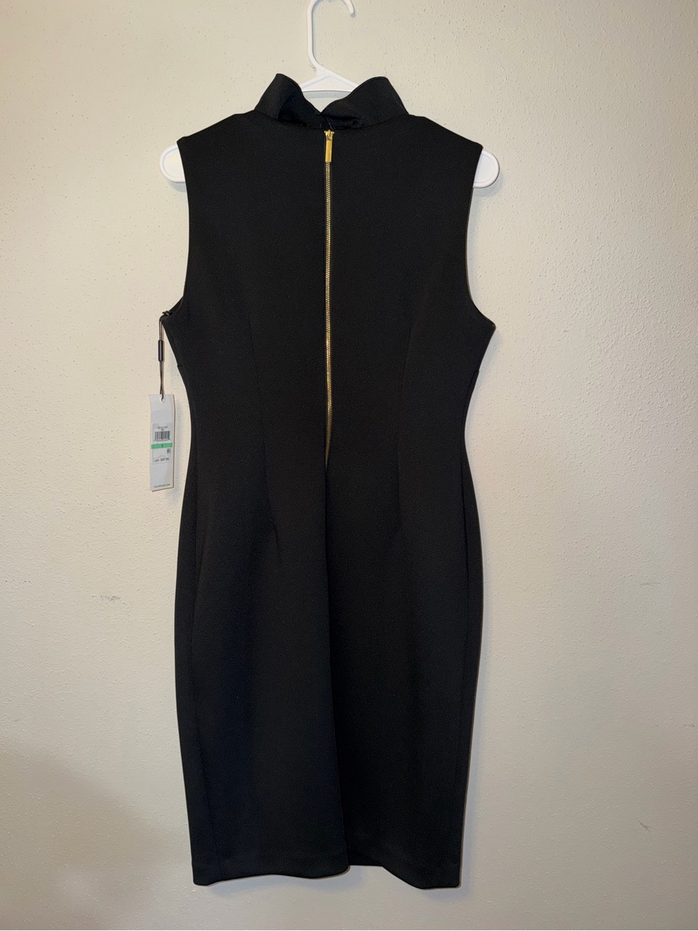 Calvin Klein Ruffle Neck Dress NWT - Picture 2 of 4